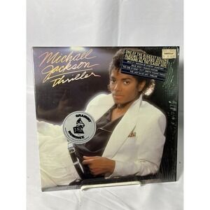 Michael Jackson - Thriller (1982) Epic Records, Gatefold, Vinyl  Lp Shrink, Hype